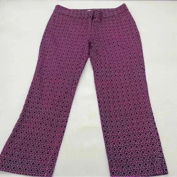 Laundry by Shelli Segal Capris Geometric Design Multicolor Size 4 - Picture 1 of 5